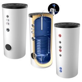 Emailliere Trink-, Warmwasserspeicher mit 1 elliptische Wärmetauschern