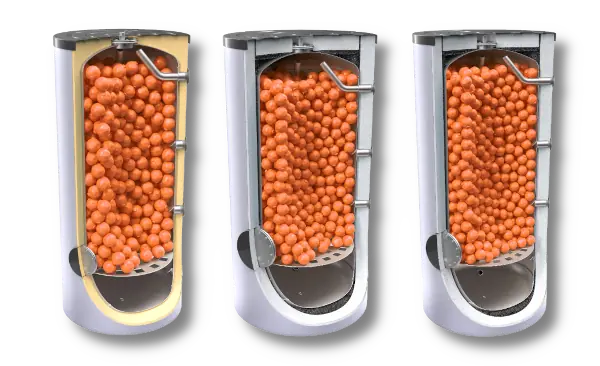 PCM- Latentwärmespeicher Pufferspeicher Serie PCMPS - Warmwasserspeicher