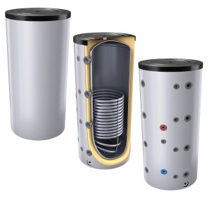 400 Liter Pufferspeicher mit 1 Wärmetauscher inkl....