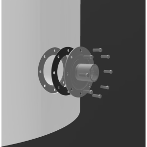 Flanschdeckel/Adapter 1 1/2" IG für Heizelement für Warmwasserspeicher 160-500L inkl. Versand