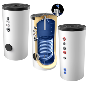 Neue Generation 200 Liter Warmwasserspeicher, mit 1...