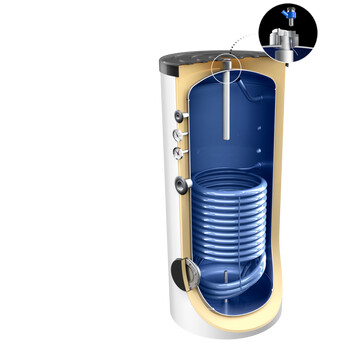 Neue Generation 300 Liter Warmwasserspeicher, mit 1...