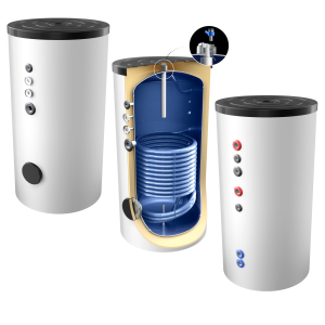 Neue Generation 400 Liter Warmwasserspeicher, mit 1...