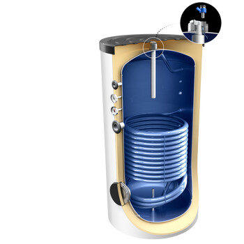 Neue Generation 400 Liter Warmwasserspeicher, mit 1...
