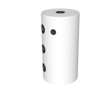 50 L Wärmepumpen-Pufferspeicher, wandhängend, mit Isolierung und Zubehörteilen inkl. Versand