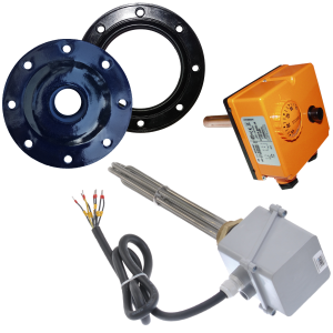 3kW 3x400V DS5 Heizelement mit separatem Thermoregler,...