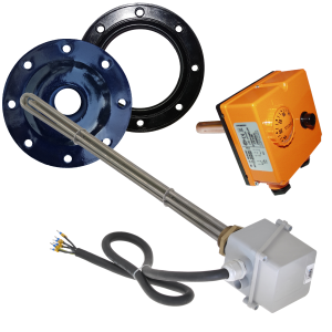 9kW 3x400V DS8 Heizelement mit separatem Thermoregler,...