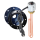 1,5kW 230V Kupfer Elektroheizstab-Set mit Flanschdeckel- und Dichtung. Heizelement mit Kabel und eingebautem Thermoregler für Wasserspeicher bis 200 Liter, inkl. Versand